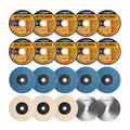 LOONPON Flap Disc for Angle Grinder,Type 27 (3" Set - 20Pc)