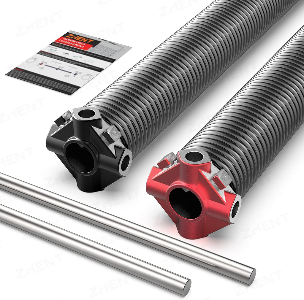 Garage Door Torsion Springs 2" Pair, 0.207X2"X22",Replacement Kit