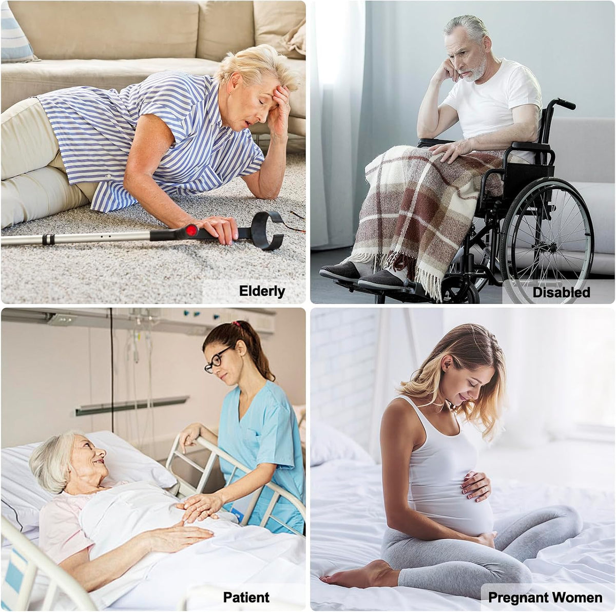 Call Button for Elderly at Home, Caregiver Pager