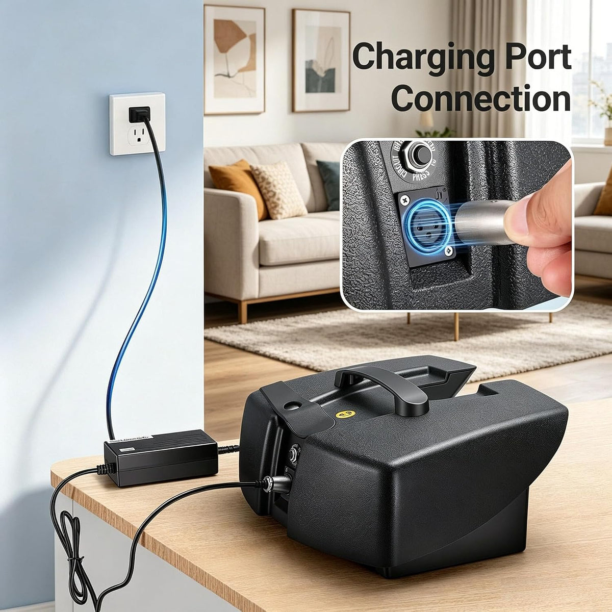 Factory Original Battery Case w/ 2pcs 12AH Lead Acid Batteries Compatible with Vive/Elifecenter W3431 MS31 Series Mobility Scooters