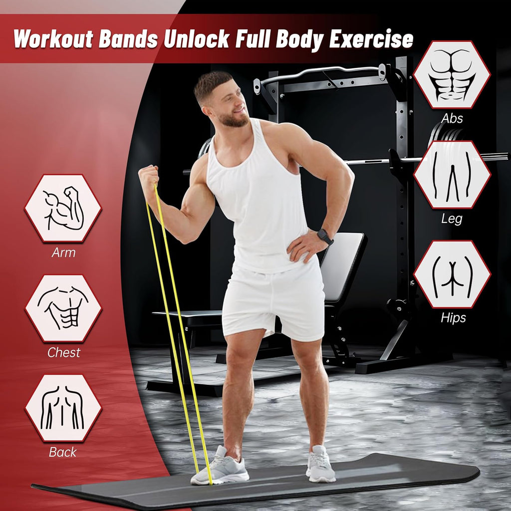 Pull Up Assistance Bands, 5-Level Resistance Bands for Working Out, Pull Up Bands for Men & Women, Exercise Bands for
