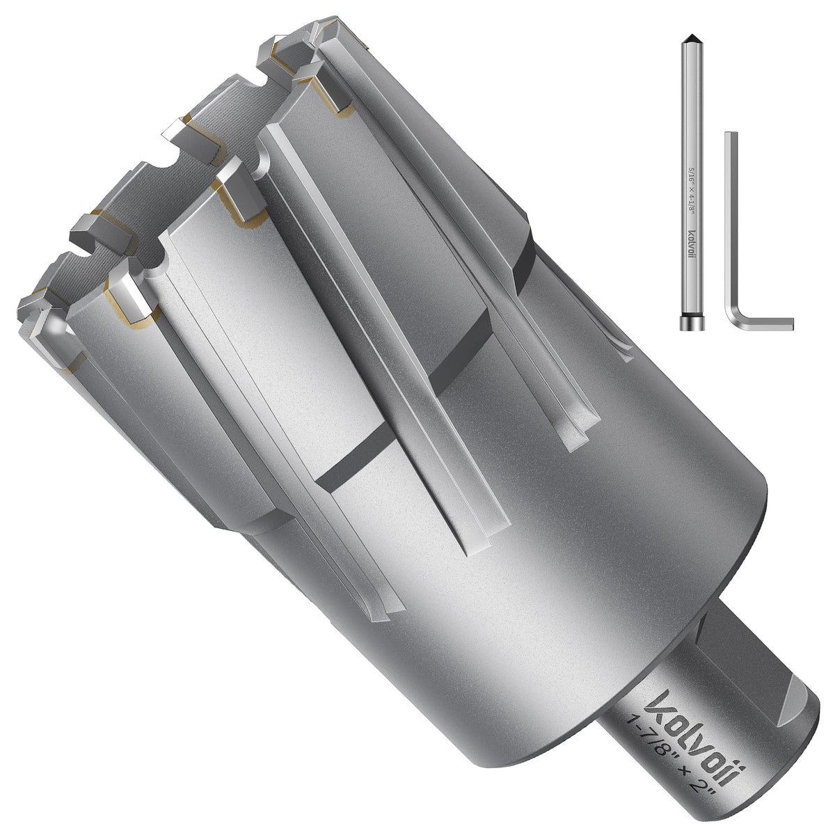 Kolvoii TCT Annular Cutter 1‑7/8" Diameter x 2" Depth, Mag Drill Bit