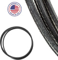 2 pcs Drive Belts for - Metabo EC710SM Pancake Compressor - High Strength Rubber Belts - Replacement Drive Belt - Made in the USA - Motor Ribbed Drive Belt
