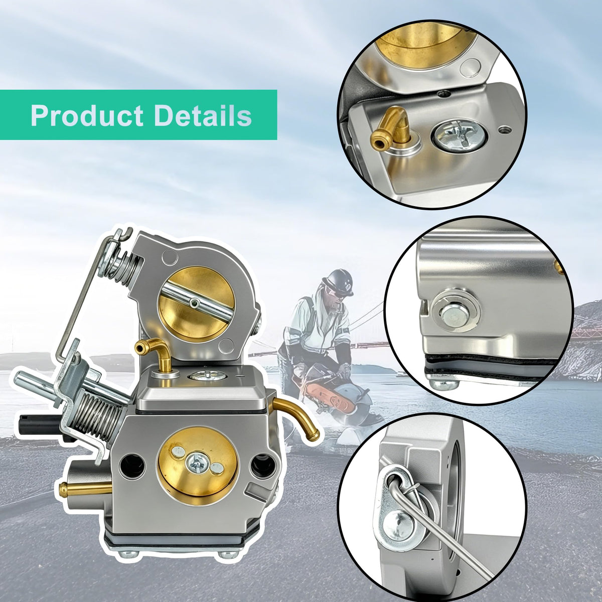 510181202 Carburetor Replacement for Husqvarna 510 K750 K760 K770, 578243401 Replacement for Zama C3-EL29A C3-EL29B C3-EL29C C3-EL53 C3-EL43C