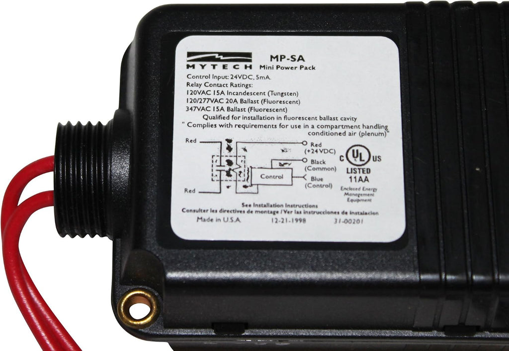Hubbell Mytech MP-SA 24VDC 120V Occupancy Sensor Mini Power Pack Power Supply Fluorescent Ballast