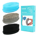 Silicone Body Scrubber Loofah 3 Pack Exfoliating Soft Loofah Shower Brush