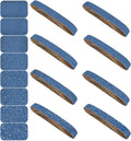 2x42 Inch Sanding Belts 24 Pcs 8 Grits Sizes (3 Each of 40/60/80/120/150/240/320/400 Grits) Heavy Duty Belt Sander Zirconia Belt Sander Paper for Wood Metal Stainless Steel Cars and Furniture