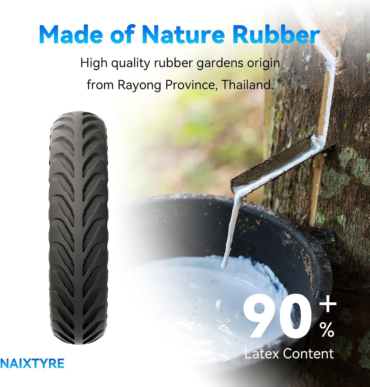8.5x2 inch Solid Tires for Electric Scooters 50/75-6.1 Scooter Tire Compatible with Xiaomi m365/Mijia Mi m365 Pro/GTRAX GXL V2/GTRAX XR and All 8 1/2 x2/50/75-6.1 Scooters（1pcs）
