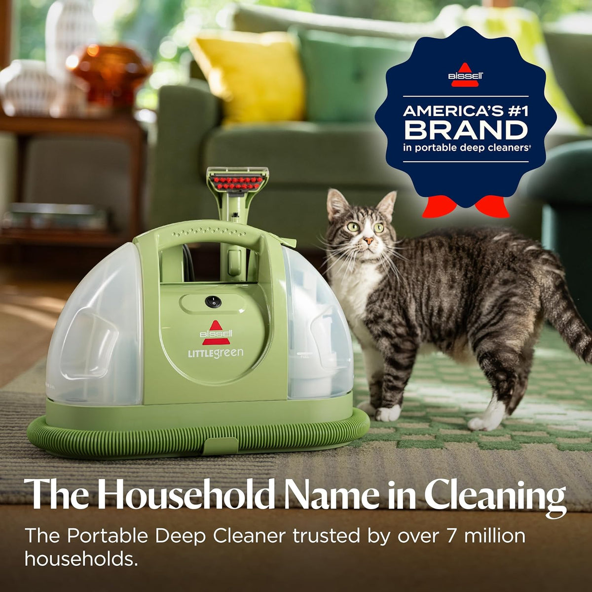 Little Green Multi-Purpose Portable Carpet Cleaner, 1400B | Multi-surface upholstery cleaning; exclusive specialty