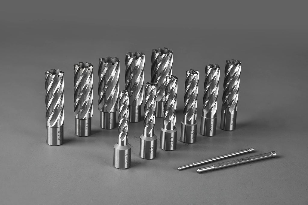 Annular Cutter Set JESTUOUS 3/4 Inch Weldon Shank 2 Cutting Depth 13pcs