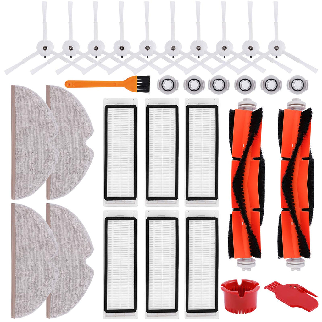 KEEPOW Vacuum Replacement Parts for Roborock S6 MaxV/Pure/E4, S5/Max