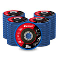 EZARC Zirconia High Density Flap Discs 40Grit, 4.5x7/8", Type29, 50Pack