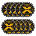 ANGELSWORD 7-1/4“ Cirular Saw Blade for Wood, 10pc 24T, 5/8" Arbor