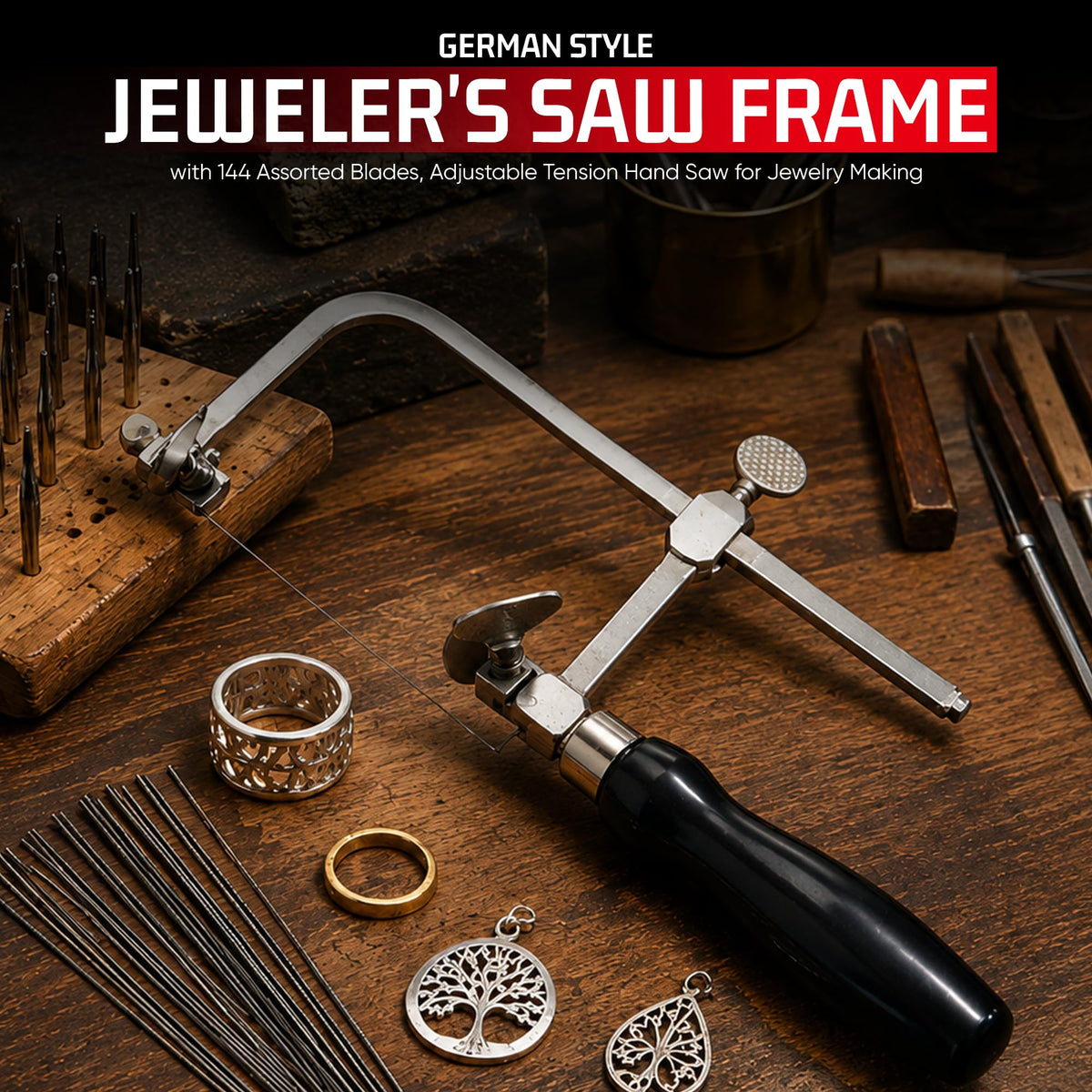 RAHISH TOOLS Jeweler's Saw Frame & Replacement Blades Collection