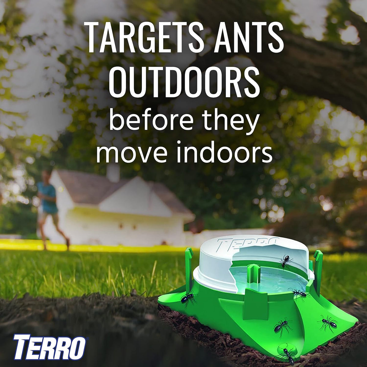Outdoor Liquid Ant Bait Stations, 12-Pack | Ready-to-Use Ant Killer Traps, Kills Common Household Ants Including