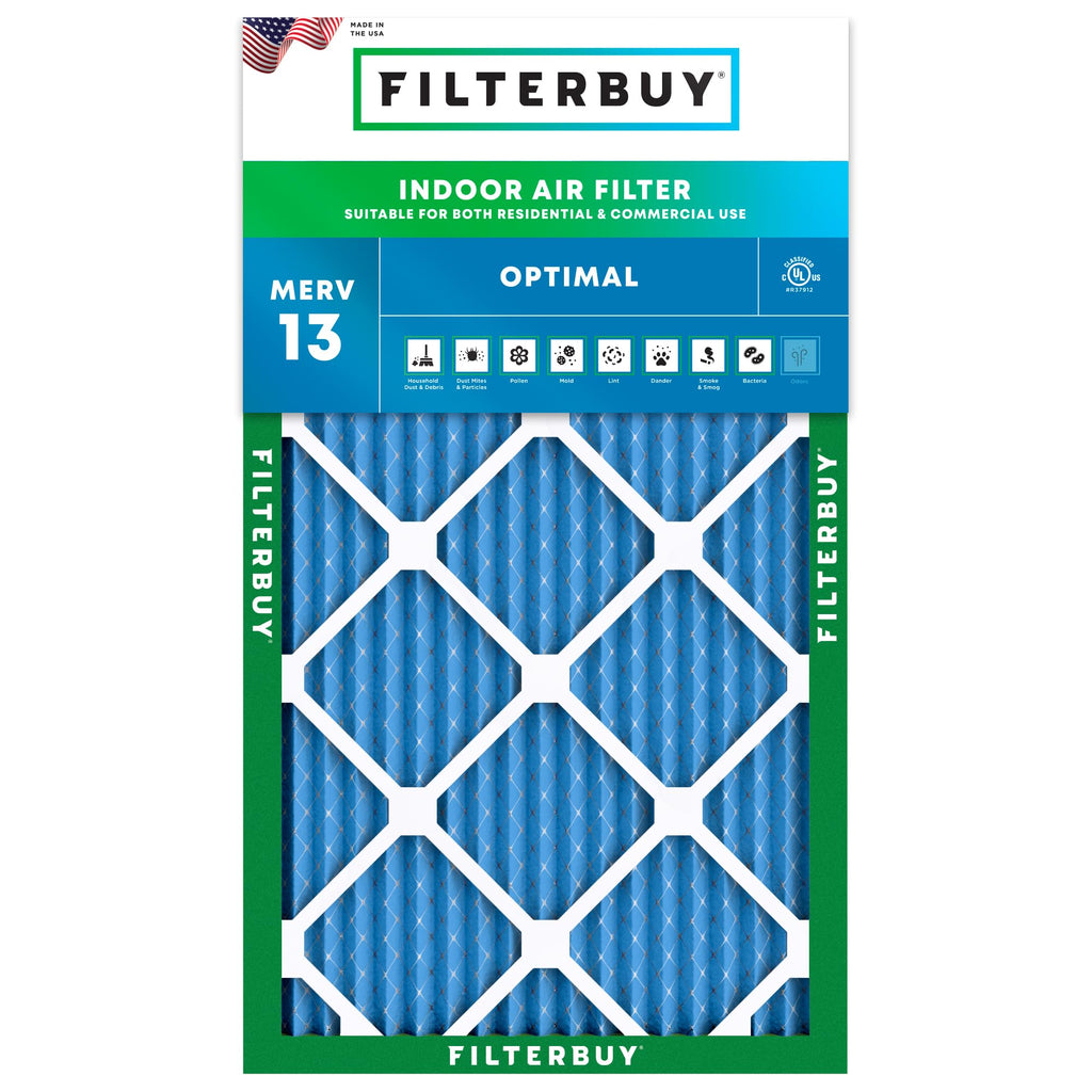 13.5x29.5x1 Air Filter MERV 13 Smoke & Allergy Defense (1-Pack)