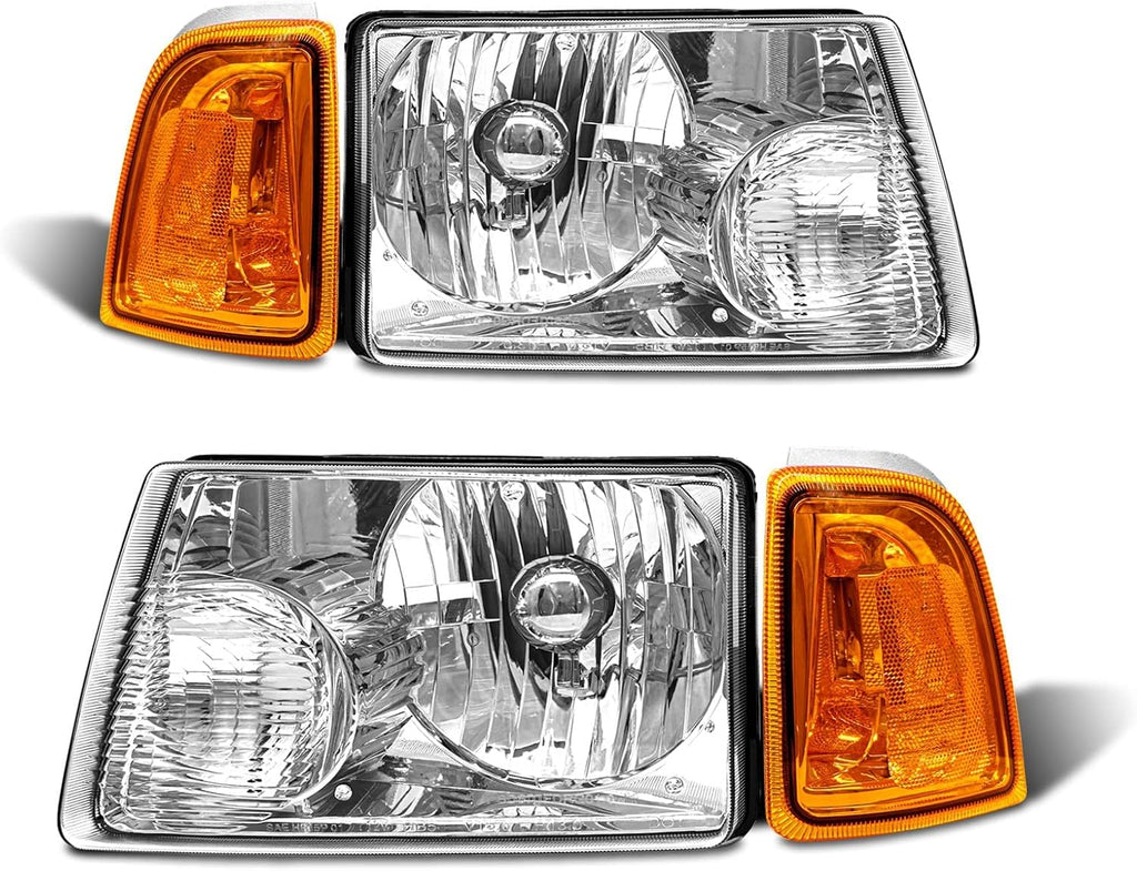 for 2001-2011 Ford Ranger Halogen Headlight W/O Bulbs
