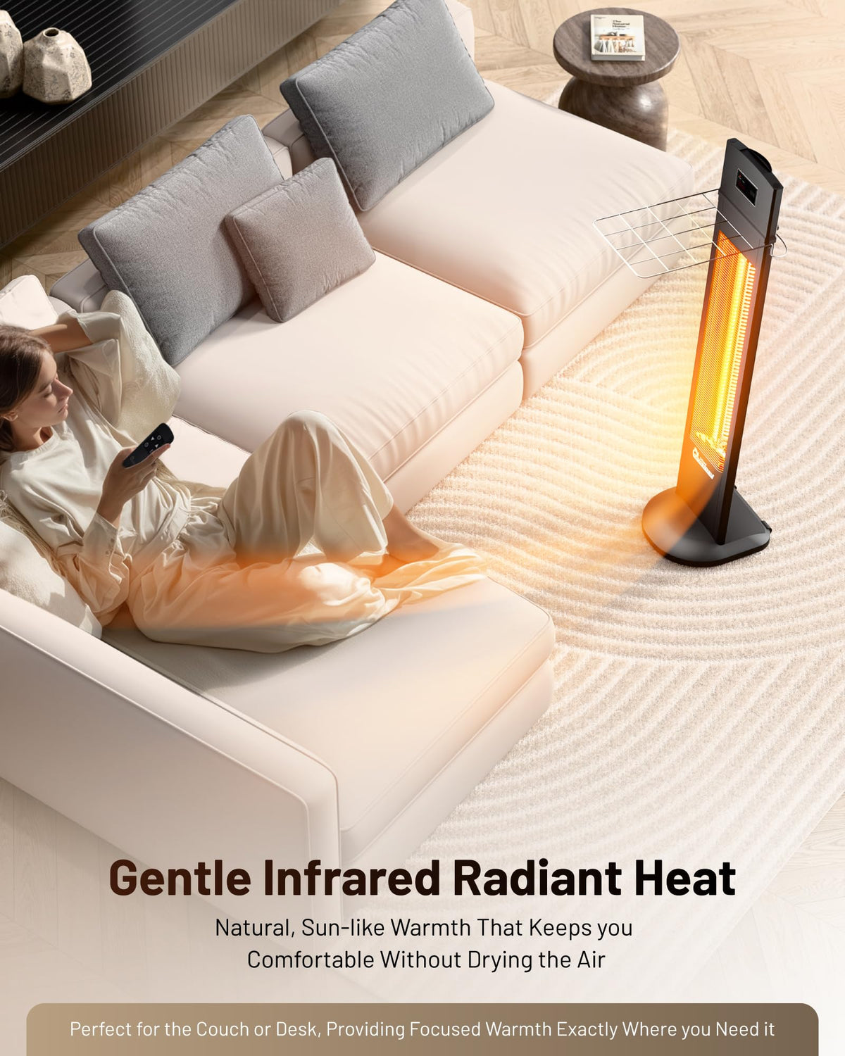 1500W Portable Infrared Indoor and Outdoor Space Heater