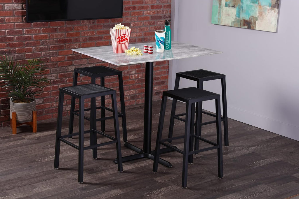 Co. 36" x 36" Rustic, Indoor/Outdoor All-Season EuroSlim Table Top