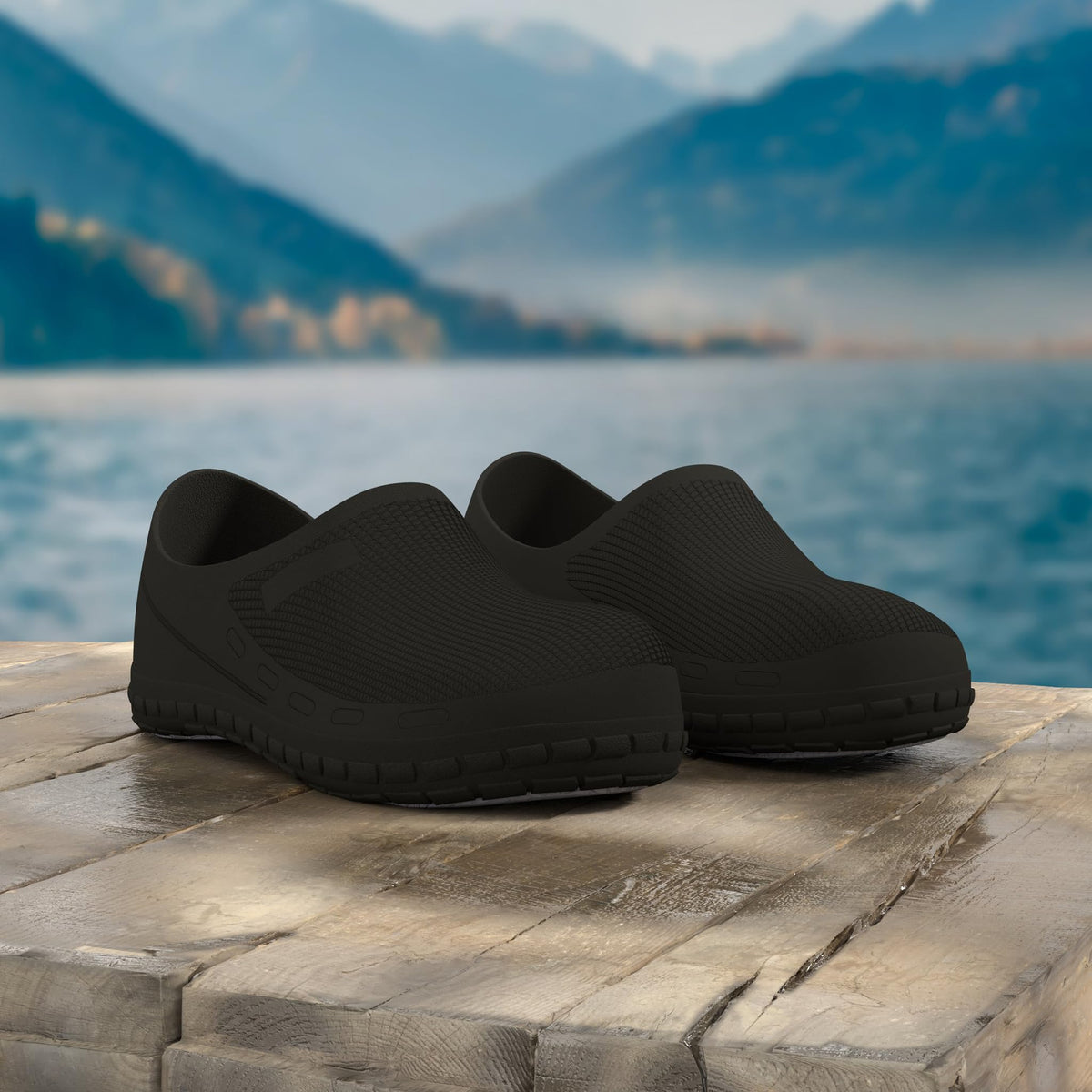 Chef Shoes for Men Nonslip Water Proof Work Shoes Mens Clogs Comfortable Nursing Nurse Shoes for Gardener Men Indoor