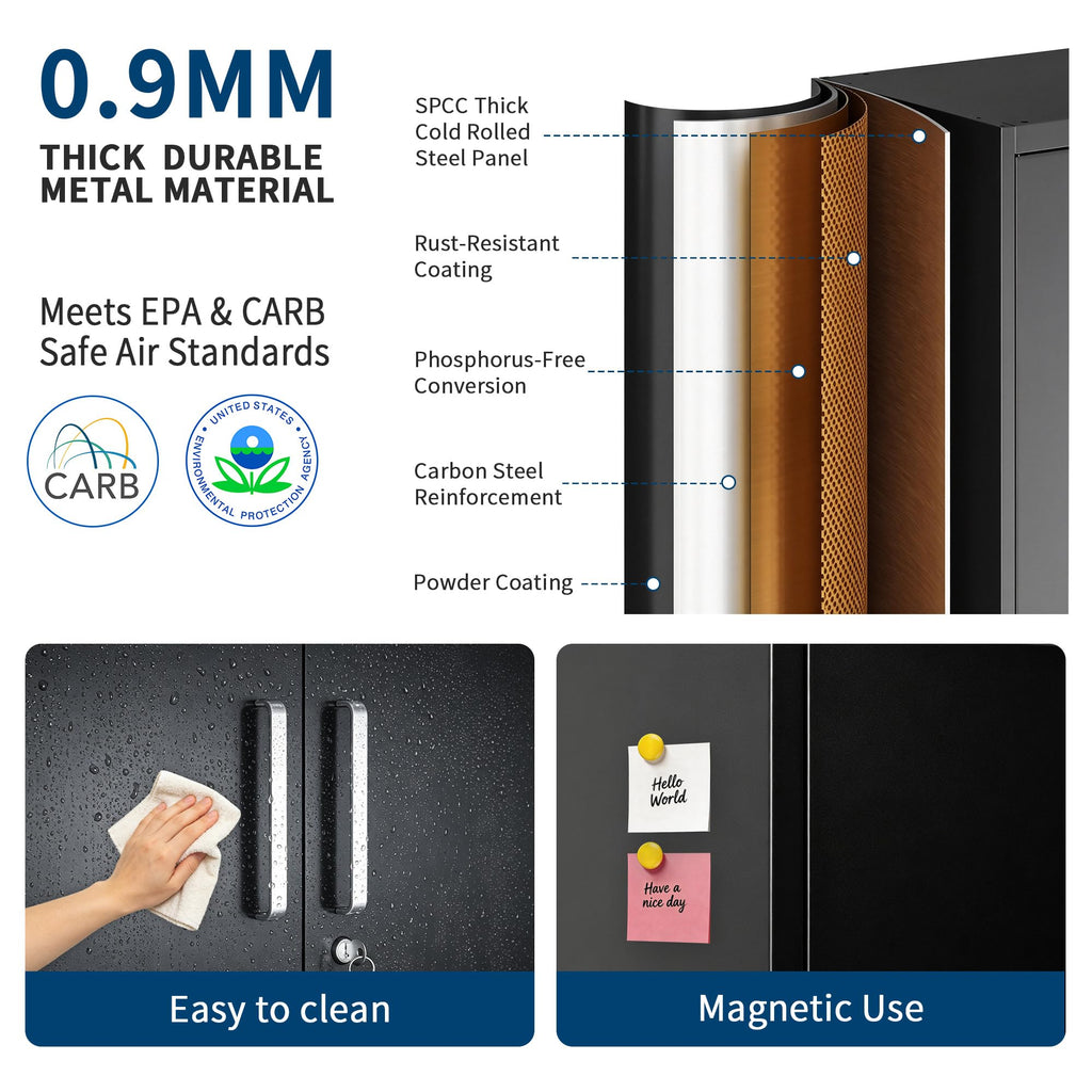 Garage Storage Cabinet, Durable Metal Storage Solution
