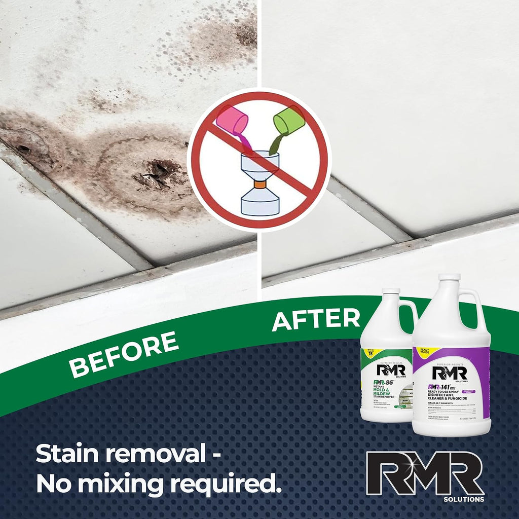 DIY Mold Remover Bundle - Complete Mold Killer & Stain Remover Bundle - Mold and Mildew Prevention Kit, Disinfectant