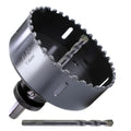 PLG2SUPT 4-1/2 inch Carbide Grit Hole Saw Cutter for Hardy Plank Air Brick Stucco Drywall Fiber Cement siding Backer Board Plasterboard
