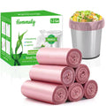 1.2 Gallon 240 pcs Small Pink Trash Bags, Strong Garbage Bags, Bathroom Trash Can Bin Liners Unscented, Mini Plastic