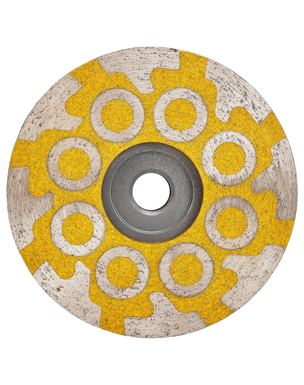 Casaverde Tools 4" Flat Resin Diamond Cup Wheels，Diamond Flat Resin Shaping Wheels with 5/8“-11 Thread for Granite，Marble and Engineered Stone
