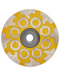 Casaverde Tools 4" Flat Resin Diamond Cup Wheels，Diamond Flat Resin Shaping Wheels with 5/8“-11 Thread for Granite，Marble and Engineered Stone