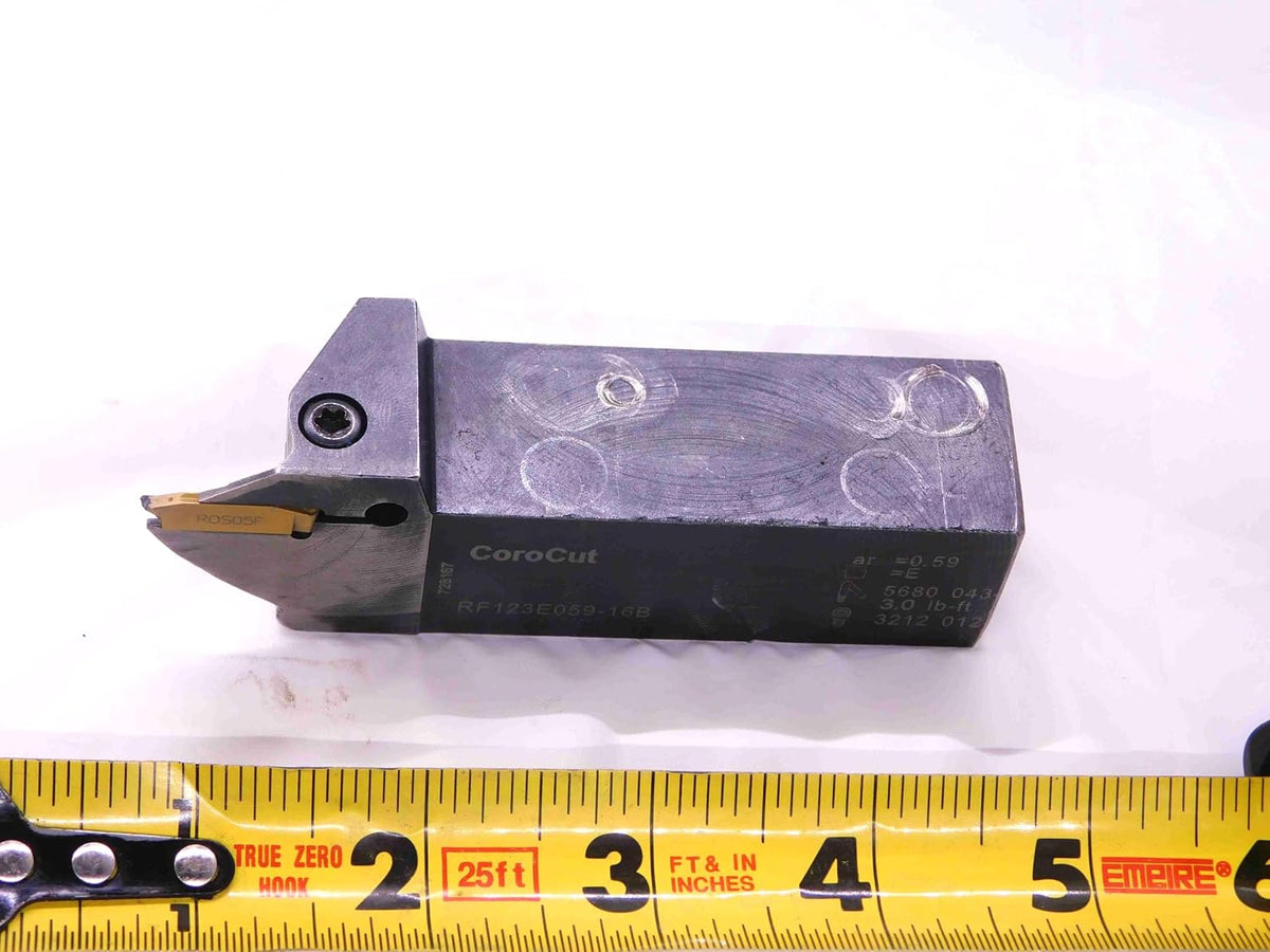 SANDVIK RF123E059-16B Lathe Turning Tool Holder 1" Square Shank 4" COROCUT 1.0 - JJ1328BU5