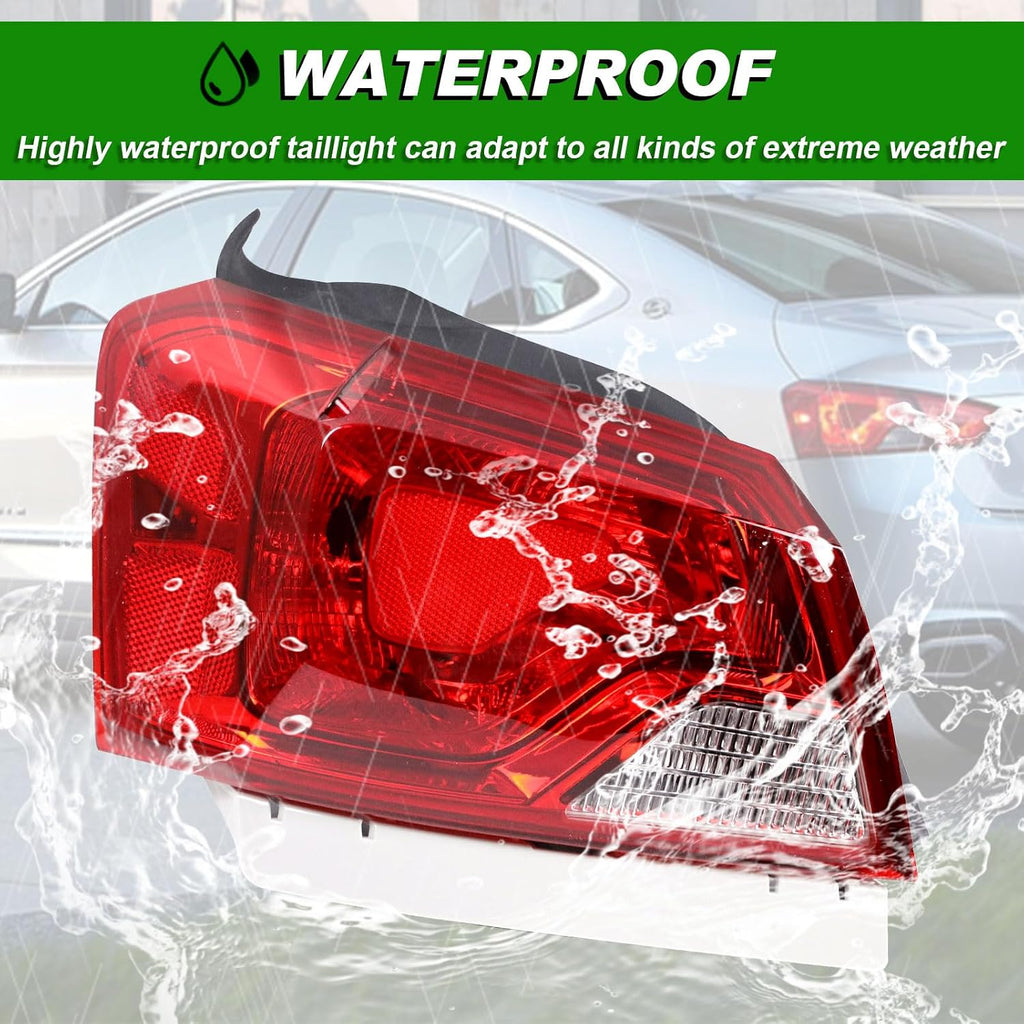 Lochnchn Tail Light Compatible with Chevy Impala 2014-2020 Left Driver Side