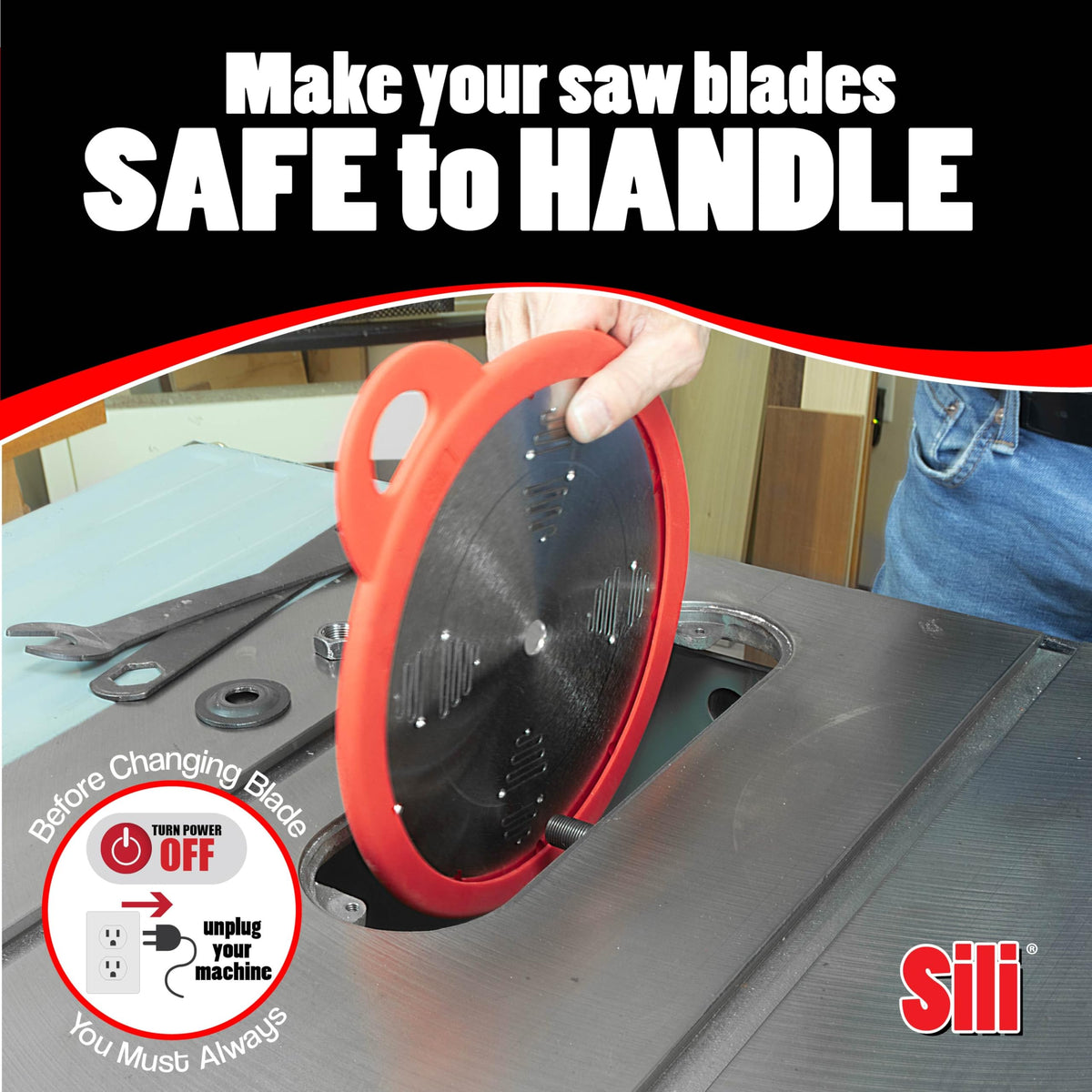 Sili Silicone Circular Saw Blade Storage Sleeve (10" 3 Pack)