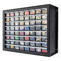 64-Drawer Screw Organizer, Hardware Storage, Made in USA, Black