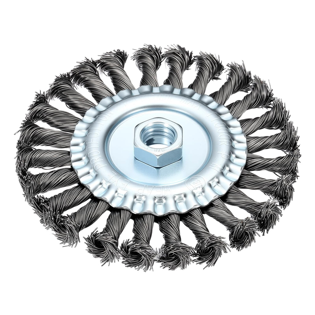 DTGN 5 Inch Wire Wheel Brush for Grinder, 5/8"-11 Arbor