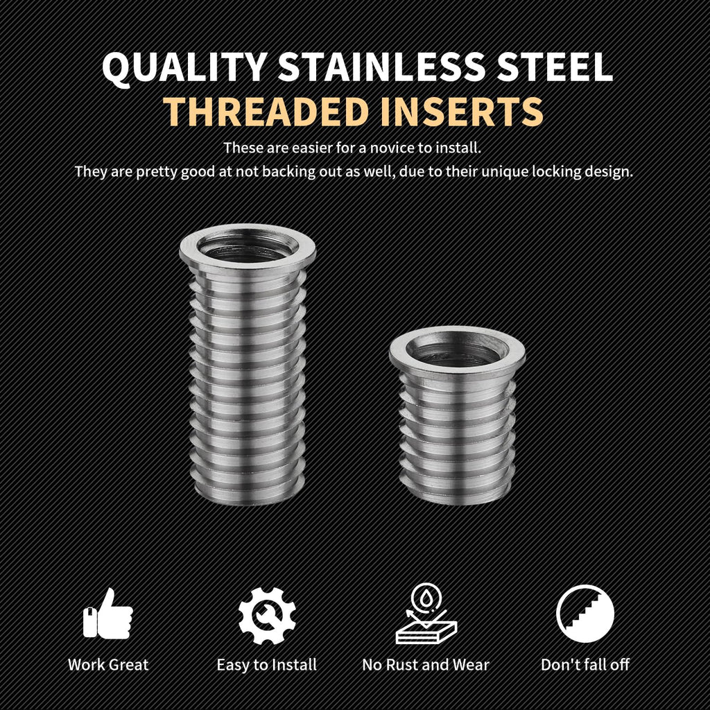 SENNMONN Thread Repair Inserts M11X2.0X28.2MM Insert Qty 10 Stainless Steel