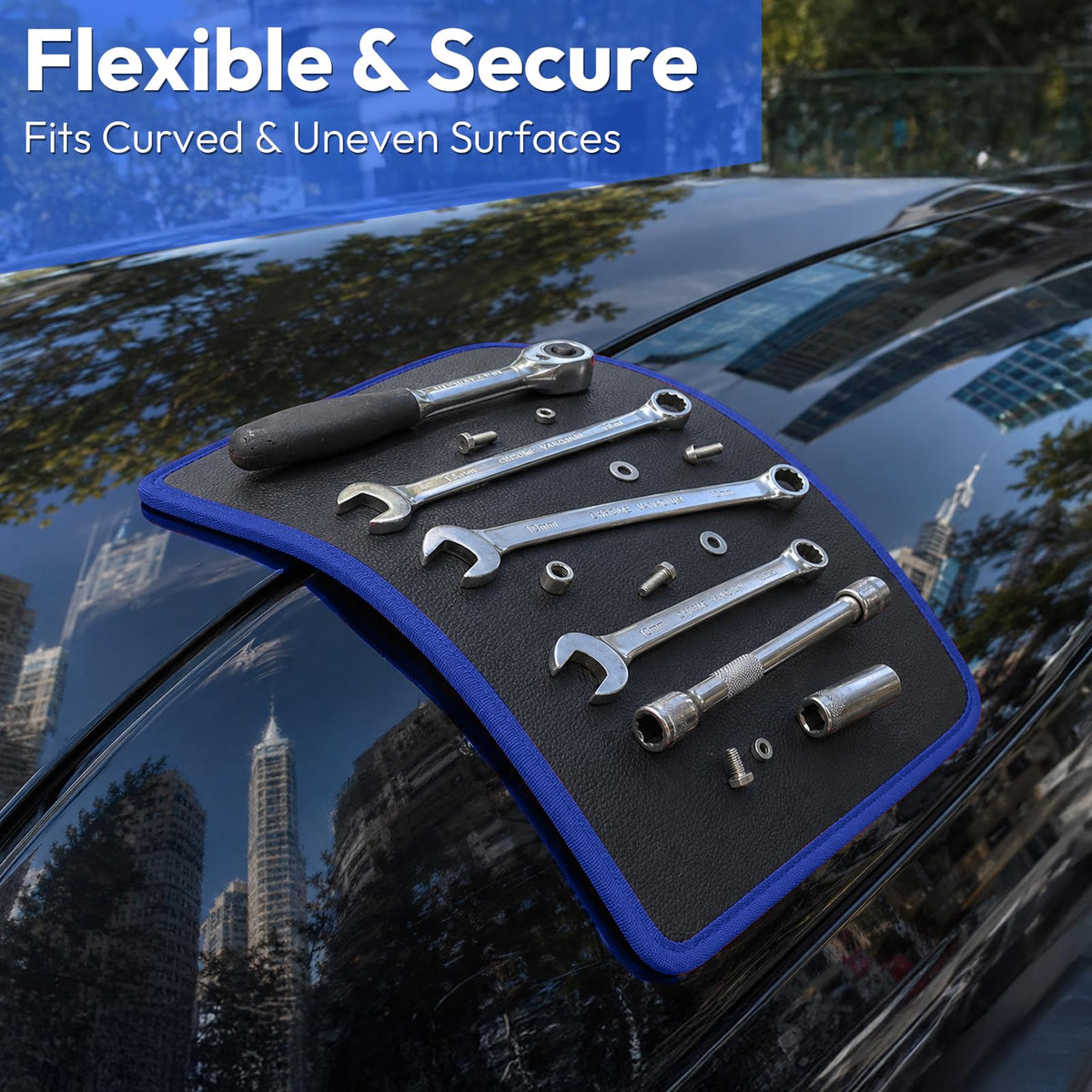 2PC Magnetic Tool Mat, 40 LBS Flexible Magnetic Mat, Magnetic Tool Holder