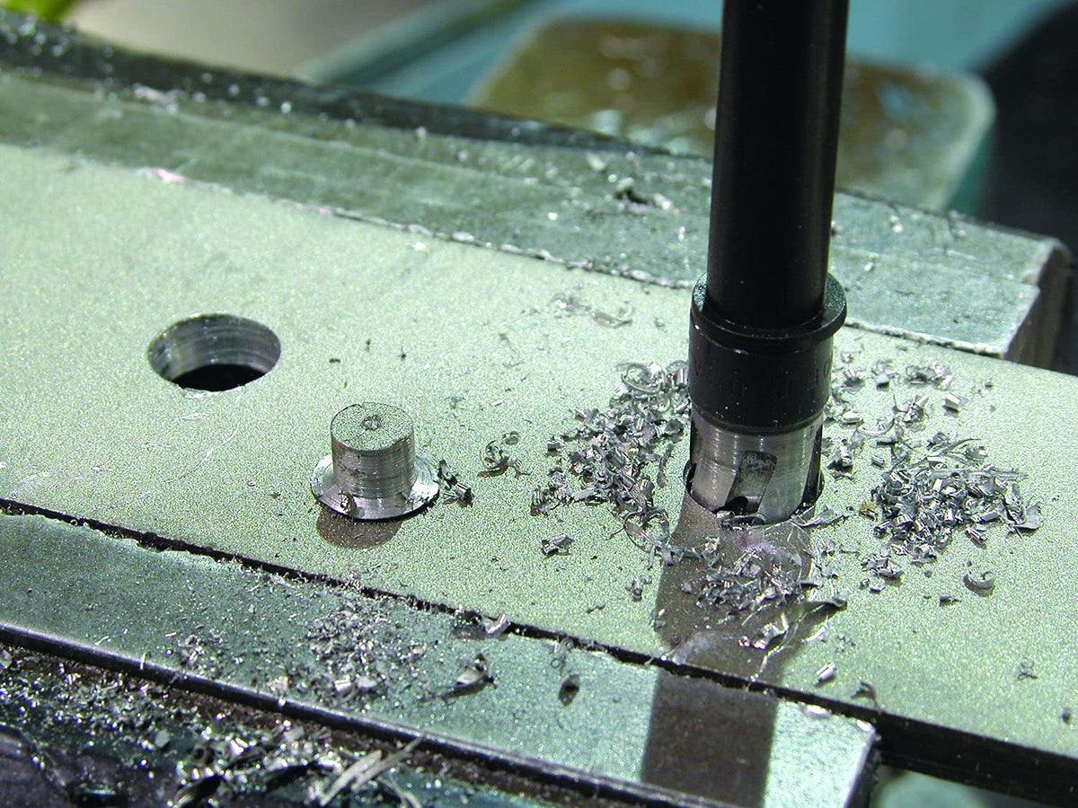 Hougen 11085 RotaCut Hole Cutter Master Kit - Fractional 21 Piece, 1/4 to 3/4" Cutter Diameter, 1/4" Cutting Depth