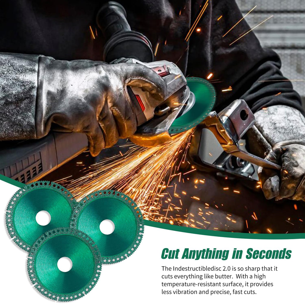 Indestructible Disc 2.0, Cut Off Wheel for Angle Grinder
