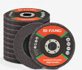 SI FANG 320 Grit Flap Discs 4 1/2 inch for Angle Grinder 10 Pack Type 29