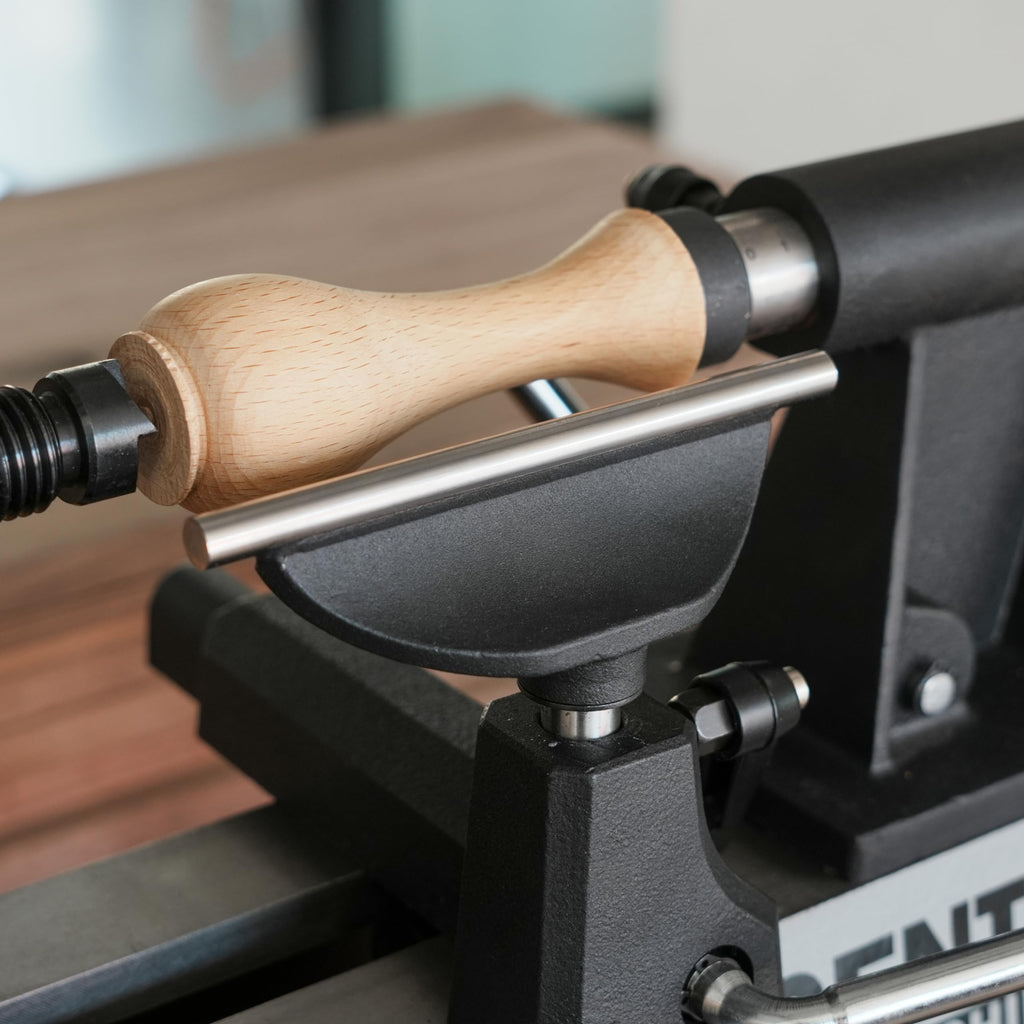 BMWOOD 6" Tool Rest with 5/8" (16mm) Diameter 82mm Length Post, Woodlathe Heavy Duty Round Bar Straight Tool Rest.