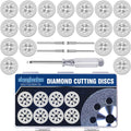 shengbenhao 25mm 20Pcs Diamond Cutting Wheel 545 for Dremel Rotary Tool