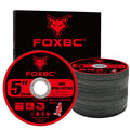 FOXBC 5 Inch Metal Cut-Off Wheel Disc, 5" x .045" x 7/8" - 25 Pack