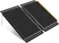 FACHNUO 2FT Wheelchair Ramp for Threshold 2-6 inches, Safe Use at Night