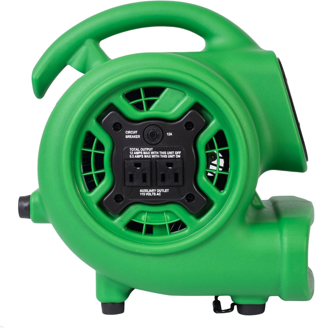 P-230AT Mini Mighty 1/4 HP 925 CFM Centrifugal Air Mover, Carpet Dryer, Floor Fan, Blower, Stackable, Daisy Chain