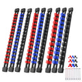 9-Pack Socket Organizer Set, 1/4" x 48 3/8" x 45 1/2" x 36 Clips