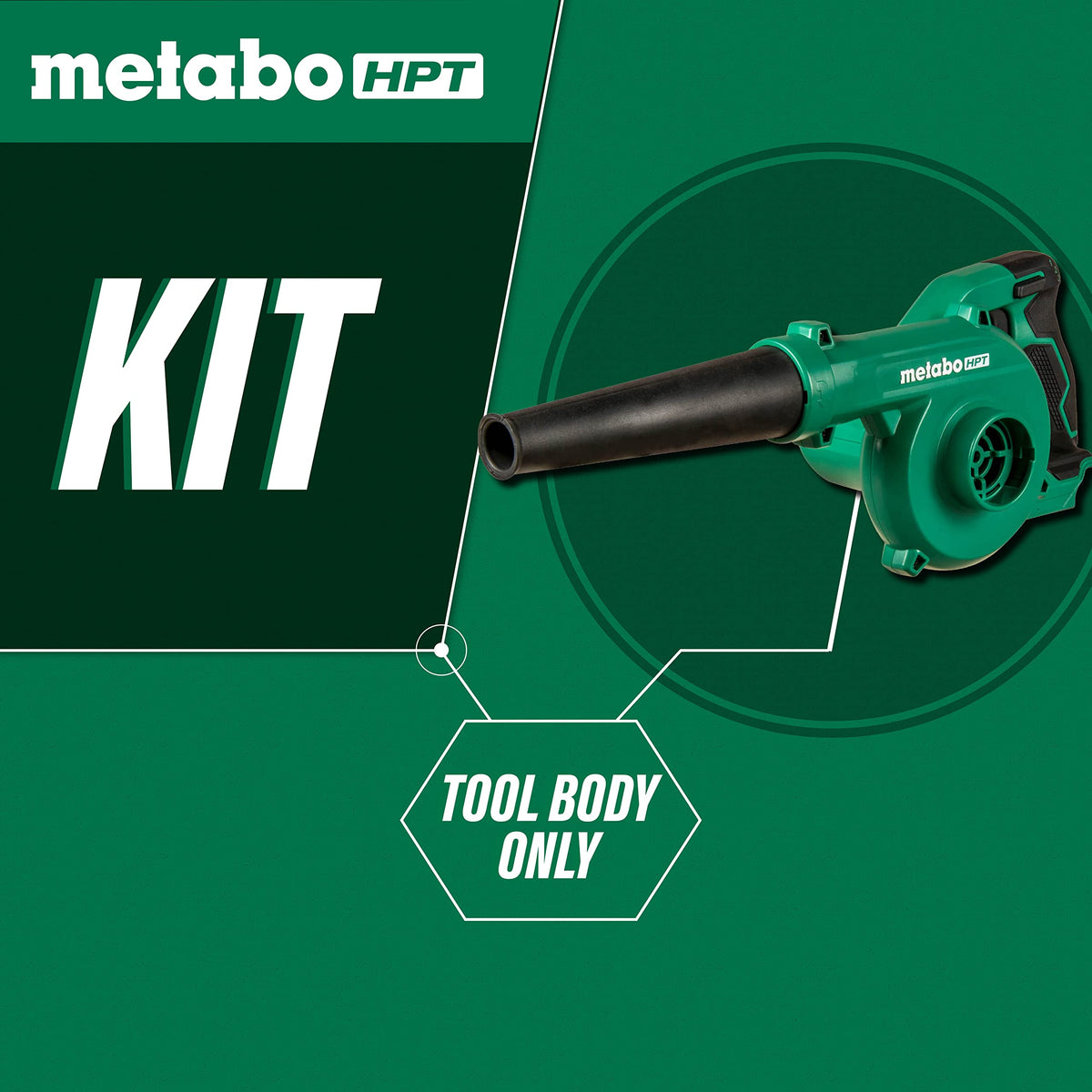 Metabo HPT 18V Cordless Compact Blower, 124 CFM Variable Speed, RB18DCQ4