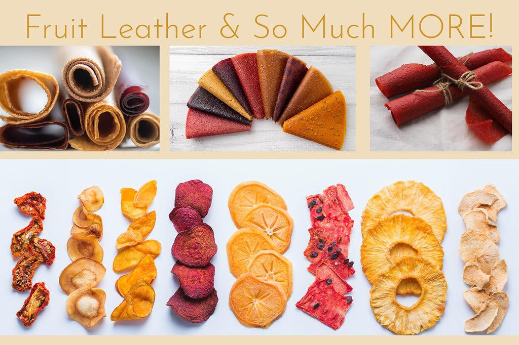 2 Edge Fruit Leather Silicone Dehydrator Sheets for Nesco Round Dehydrators Lip Mold Hold Batter Liquid Fruit Roll Up