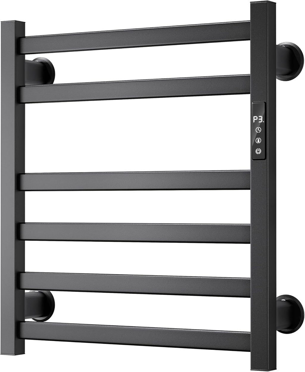 Electric Towel Warmer Wall Mounted, Heated Towel Rack with Intelligent Timer & Temperature Control, Plug-in or