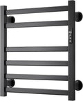 Electric Towel Warmer Wall Mounted, Heated Towel Rack with Intelligent Timer & Temperature Control, Plug-in or